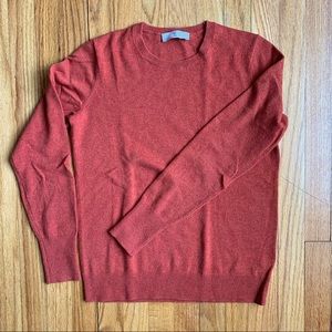 Everlane Cashmere Burnt Orange Sweater sz S